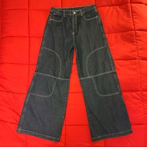 SHEIN dark wash high waisted jeans